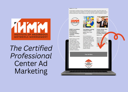 E-Newsletter Ad in Certified Professional / Center