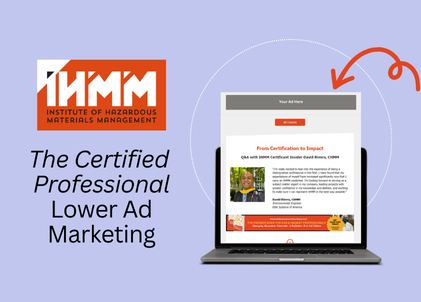 E-Newsletter Ad in Certified Professional/ Lower